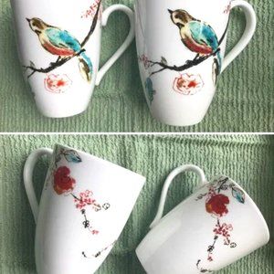 Lenox Chirp Mugs NWT